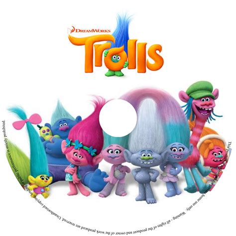 Trolls 2016 R0 Cover Labels Dvd Covers Cover Century Over 1000