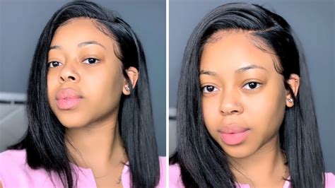 styling and installing frontal wig ft sogoodhair part 2 youtube