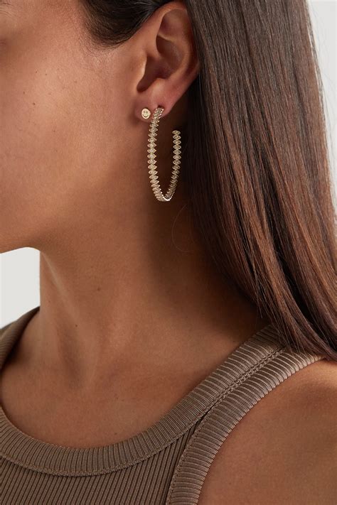 Der Stil Deines Lebens Diamante Earrings Big Hoop For Pierced Ears