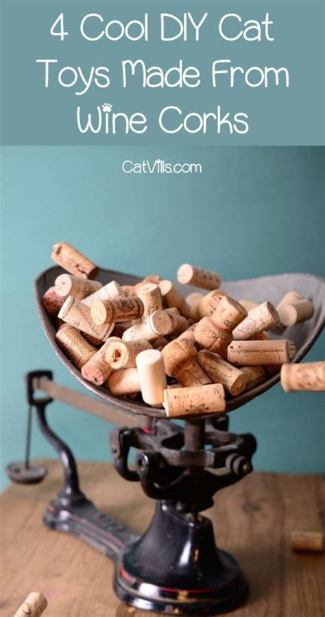 4 Cool Diy Cat Toys Made From Wine Corks