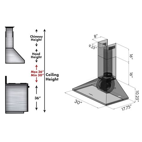 To install a zline range hood. ZLINE 30" Wall Range Hood (KL2-30) | Wall mount range hood ...