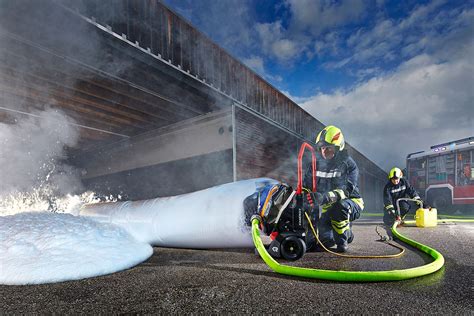 Another important property of foams is that they can be used to cover oil (or any other type of fuel) spills with a bubble blanket and thus avoid any possible fire ignition. Proper disposal of fire fighting foam - Rosenbauer Blog