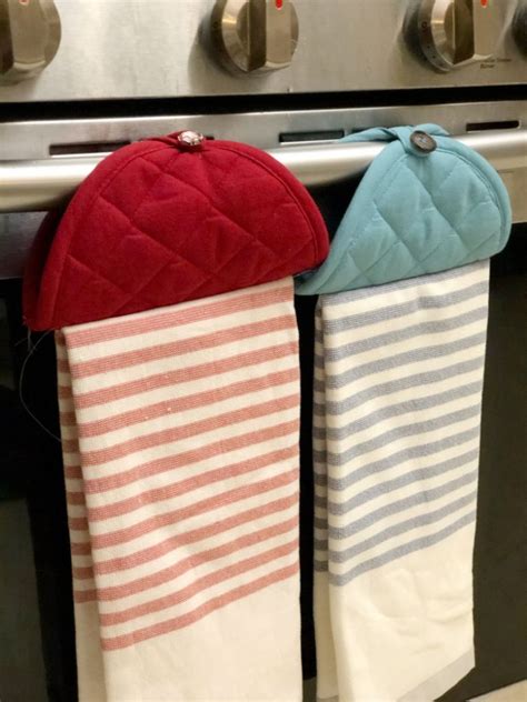 Easy Hanging Kitchen Dish Towels Tutorial How To Sew