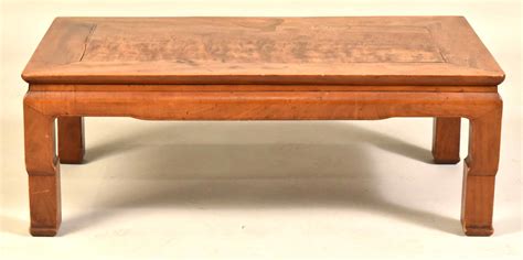 Lot Detail Korean Hardwood Low Table