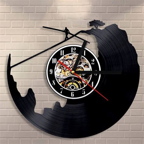 saat vintage vinyl lp record wall clock 12inch timepiece 3d decorative clock art wall indoor