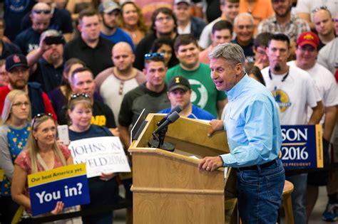 Libertarian Gary Johnson Polls At 10 Percent Who Are His Supporters