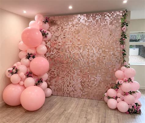 Sequin Wall In 2021 21st Birthday Decorations Birthday Balloon Decorations Sequin Wall