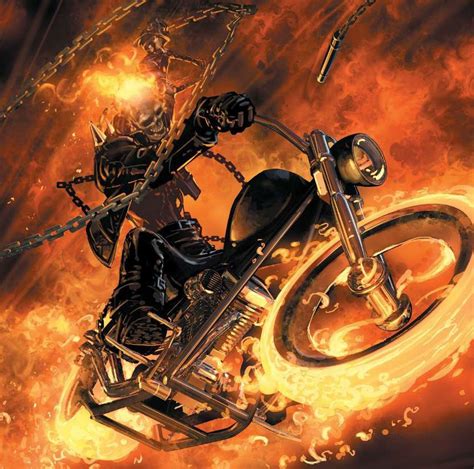 Ghost Rider By Clayton Crain Ilustra O Com Caveiras Motoqueiro Fantasma Ghost Rider