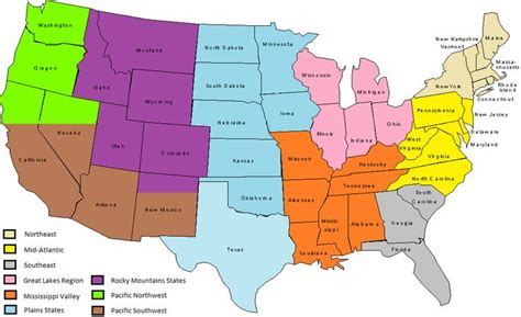 A Map Of The Midwest United States Regions Map Mental Map