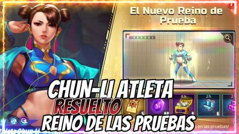 ⚠️reino De Las Pruebas Chun Li Atleta⚠️ Streetfighterduel Youtube