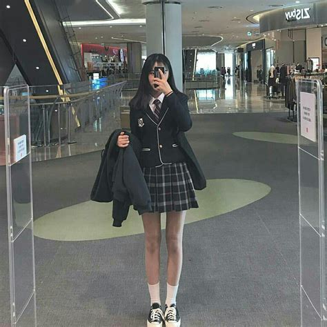 Om Om Korean Girl Fashion Ulzzang Fashion Korean Outfits School