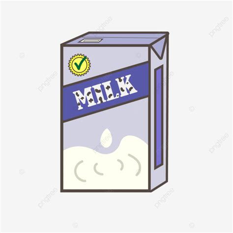 Animated Blue Milk Carton Vector Milk Milk Box Blue Png And Vector