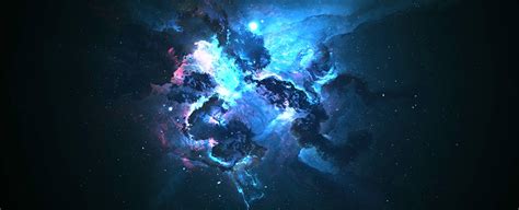 Dark Blue Galaxy Wallpaper Engine
