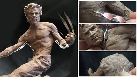 Sculpting Timelapse - Logan (Wolverine) - YouTube