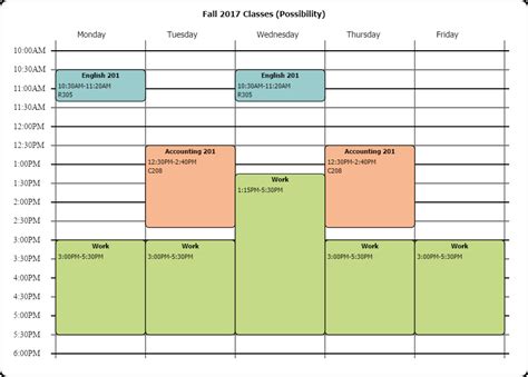 What College Class Schedule Would Be Best Advice