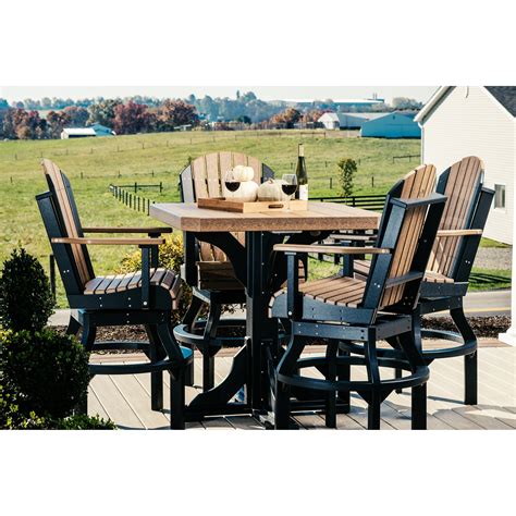 Bar Height Adirondack Swivel Chairs Set Of 4 Overstock 20909418