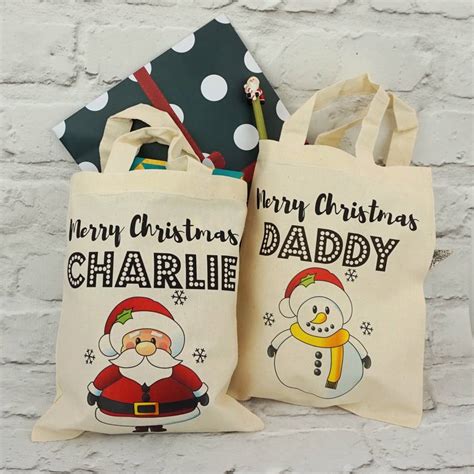 Personalised Christmas Tote Bag By Tailored Chocolates And Ts