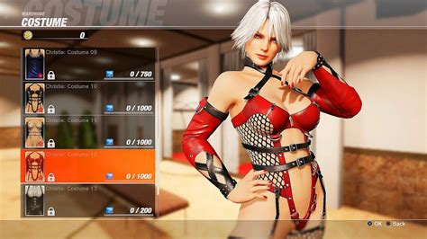 Doa6 Christie Costumes And Hairstyles Base Game Doa Central Dead Or