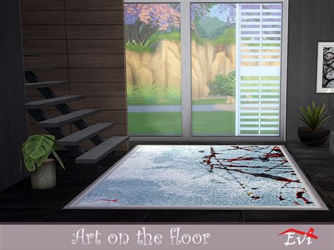 Sims 4 flour half : Art on the floor Mod - Sims 4 Mod | Mod for Sims 4