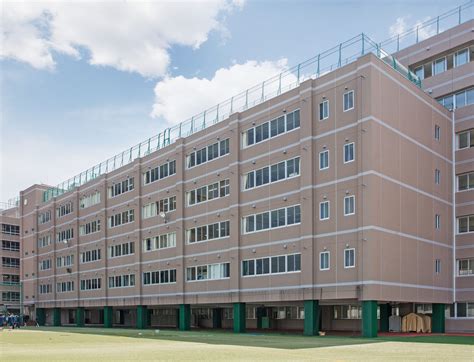 浦和実業学園中学校・高等学校校舎 新2号館 高橋カーテンウォール工業