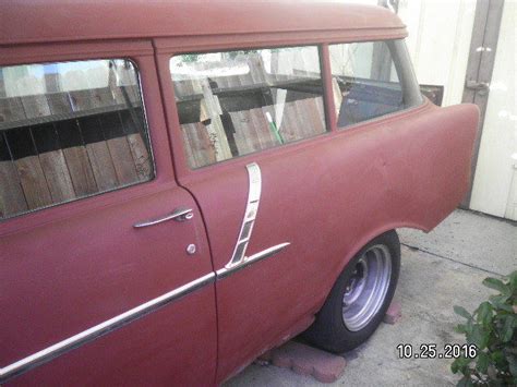 1956 Chevrolet 2 Door Station Wagon Project Car Classic Chevrolet Bel