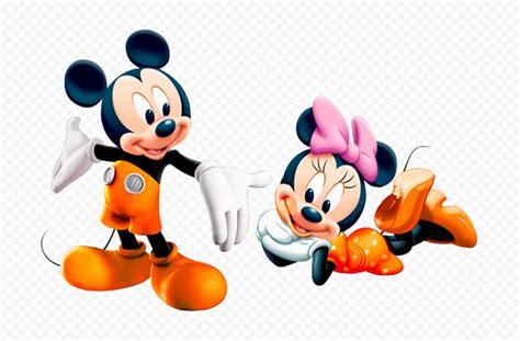 Hd Mickey Mouse With Minnie Mouse Laying Down Png Citypng