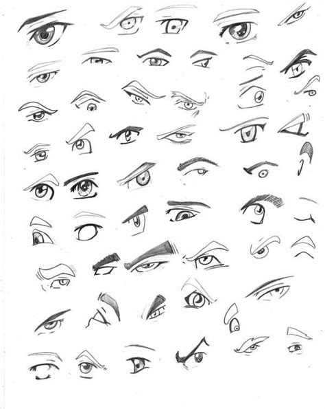 Ojos Hombre By Tutoriales Anime Eye Drawing How To Draw Anime Eyes Anime Eyes
