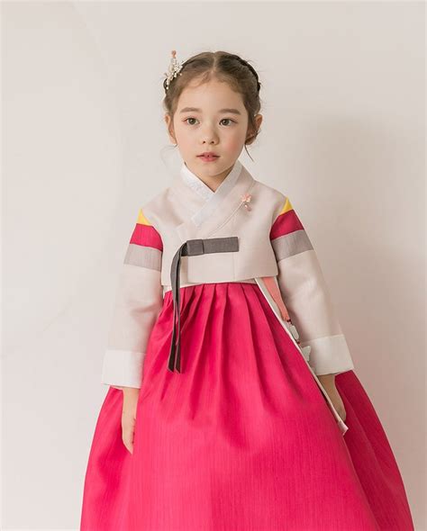 Hanbok Dress Girls Baby Korea Traditional Clothing Outfit Kids Etsy