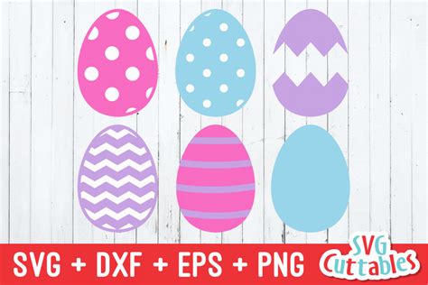 Easter Eggs Easter Svg Cut File 221110 Cut Files Design Bundles