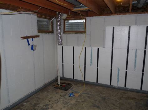 Insofast Insulation In The Process Of Getting Adhered To The Walls Of A