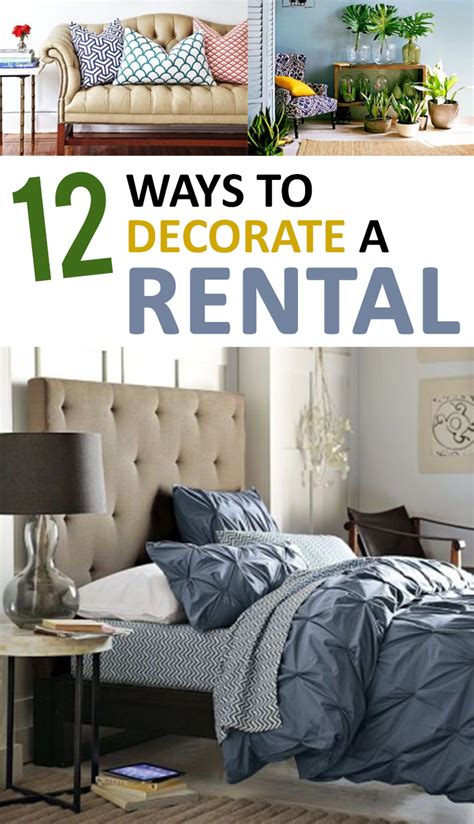 12 Ways To Decorate A Rental Sunlit Spaces Diy Home Decor Holiday