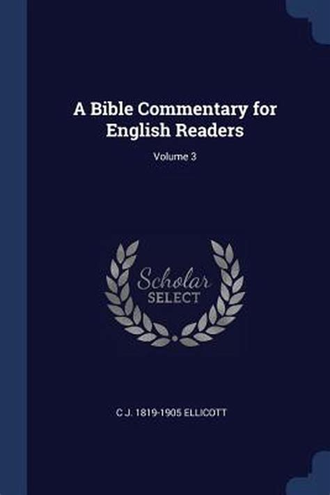 Bible Commentary For English Readers Volume 3 By Cj 1819 1905 Ellicott Paperb Ebay