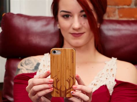 Iphone 6 Plus Wood Case Iphone 6 Plus Case Bamboo Deer Go Wood