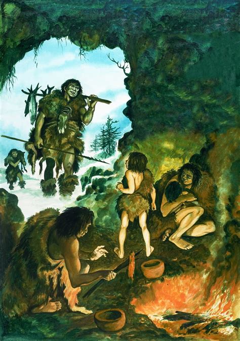 Cavemen By Peter Jackson As Fine Art Print 57454