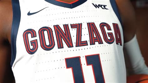 ‘new Year New Look Gonzaga Basketball Unveils New Jerseys