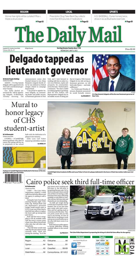 eedition The Daily Mail May 4 2022 by Columbia-Greene Media - Issuu