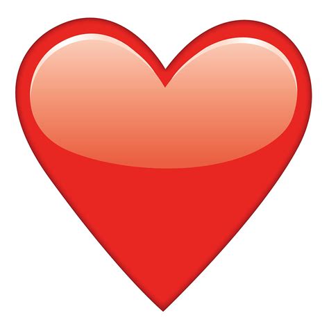 Emoji Red Heart Png Clipart Images And Photos Finder
