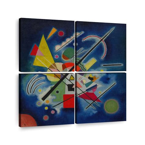 Blue Painting 1924 Wall Art Painting By Wassily Kandinsky