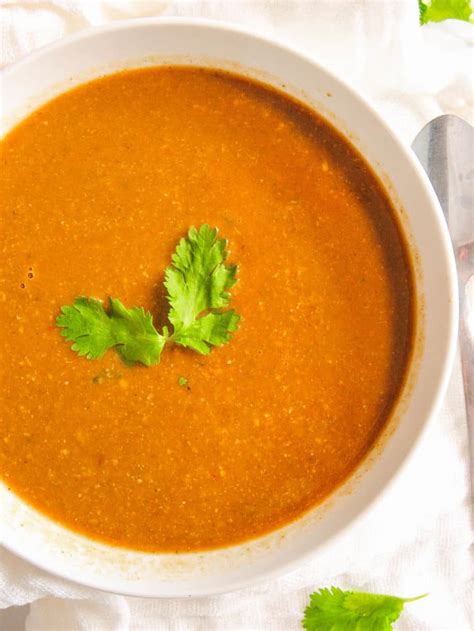 Reduce heat to low, partially cover and simmer for 15 minutes. Moroccan Chickpea Soup (Vegan, Gluten-Free) | The Picky Eater