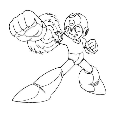 Mega Man Coloring Page Printable Coloring Page For Kids Coloring Home