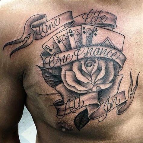 The large surface area is great for intricate, masculine designs that you may not want to risk on other areas of your body. blackkattattoos | Tattoos, Gangsta tattoos, Chest tattoo