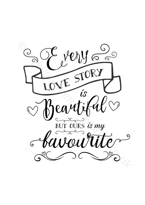 Check spelling or type a new query. Every Love Story is Beautiful Quote Print | Art prints | Nursery Wall Art | Quote Prints ...