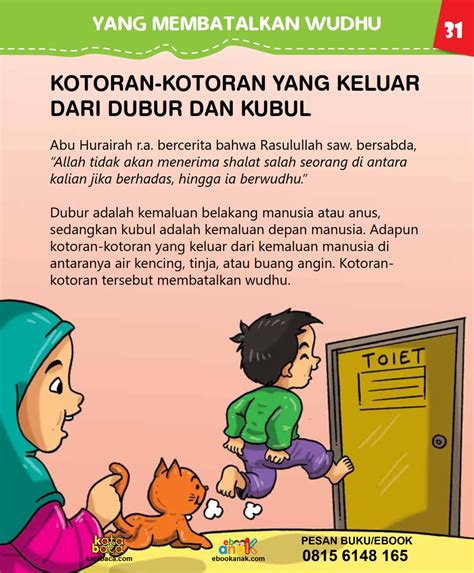 pasal perkara yang membatalkan wudhu : Jenis-Jenis Kotoran yang Membatalkan Wudhu | Ebook Anak ...