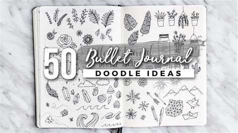 50 Bullet Journal Doodle Ideas The Ultimate Guide Youtube