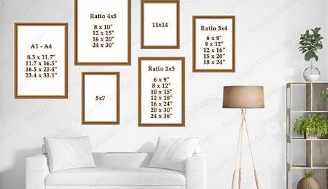 Wall Art Size Guide Print Size Guide Wall Display Guide Poster Size