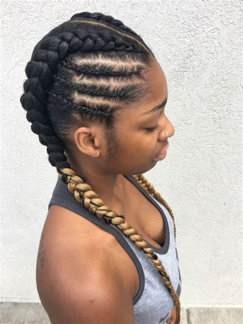 Our expert guide showcases the very best man braid hairstyles for 2020, from cornrows to. 2 Goddess Braids to the Side | New Natural Hairstyles