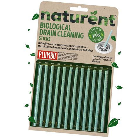 Buy Cleaning Drain Sticks Pack Of 12 1 Year Supply Of Enzyme