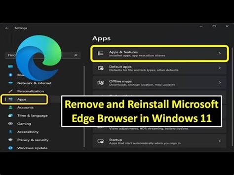 How To Remove And Reinstall Microsoft Edge In Windows Step By Step