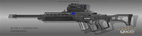 Fictional Firearm Hc Sr514 Barracuda Sniper Rifle By Czechbiohazard On