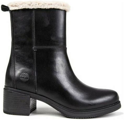 timberland dalston vibe warm lined boots zwart dames schoenen nl